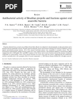 Antibacterial Activity of Brazilian Propolis and Fractions Against Oral