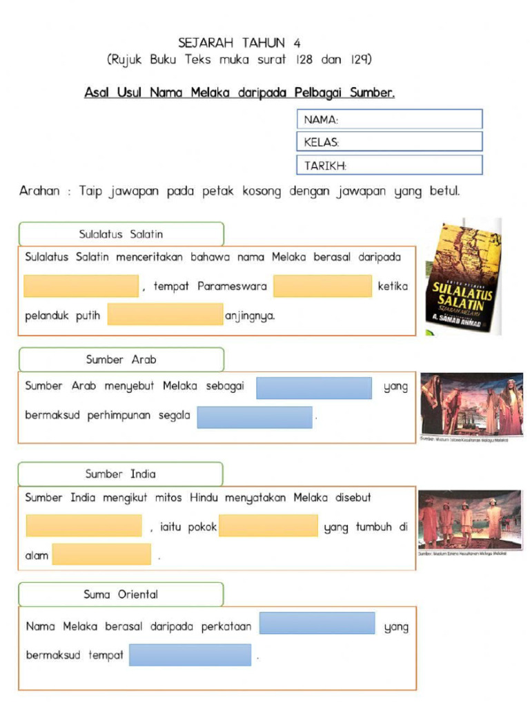 Asal Usul Nama Melaka | PDF