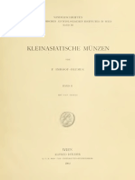 Kleinasiatische Münzen. Bd. II / Von F. Imhoof-Blumer