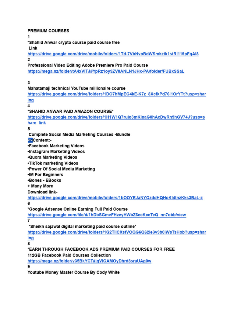 Update Courses Pdf You Tube Social Media Marketing