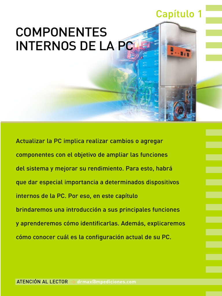 Componentes de una PC | PDF | Microprocesador | Hardware de la computadora