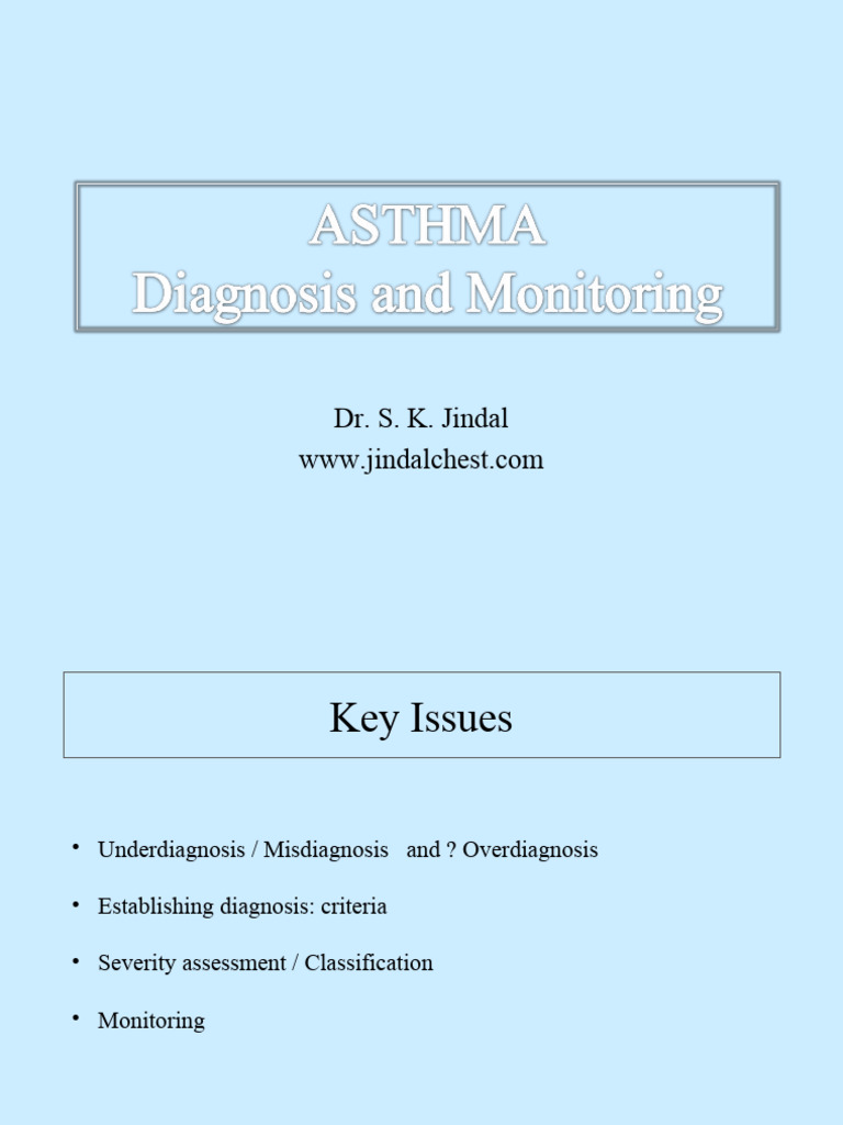 Asthma Diagnosis and Monitoring | PDF | Asthma | Respiratory Diseases