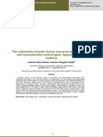 The Relationship Between Human Resources and Information and Communication Technologies: Spanish Firm-Level Evidence