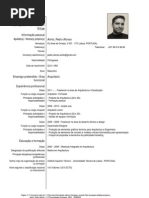 CV Portfolio Pedro Alvito PT