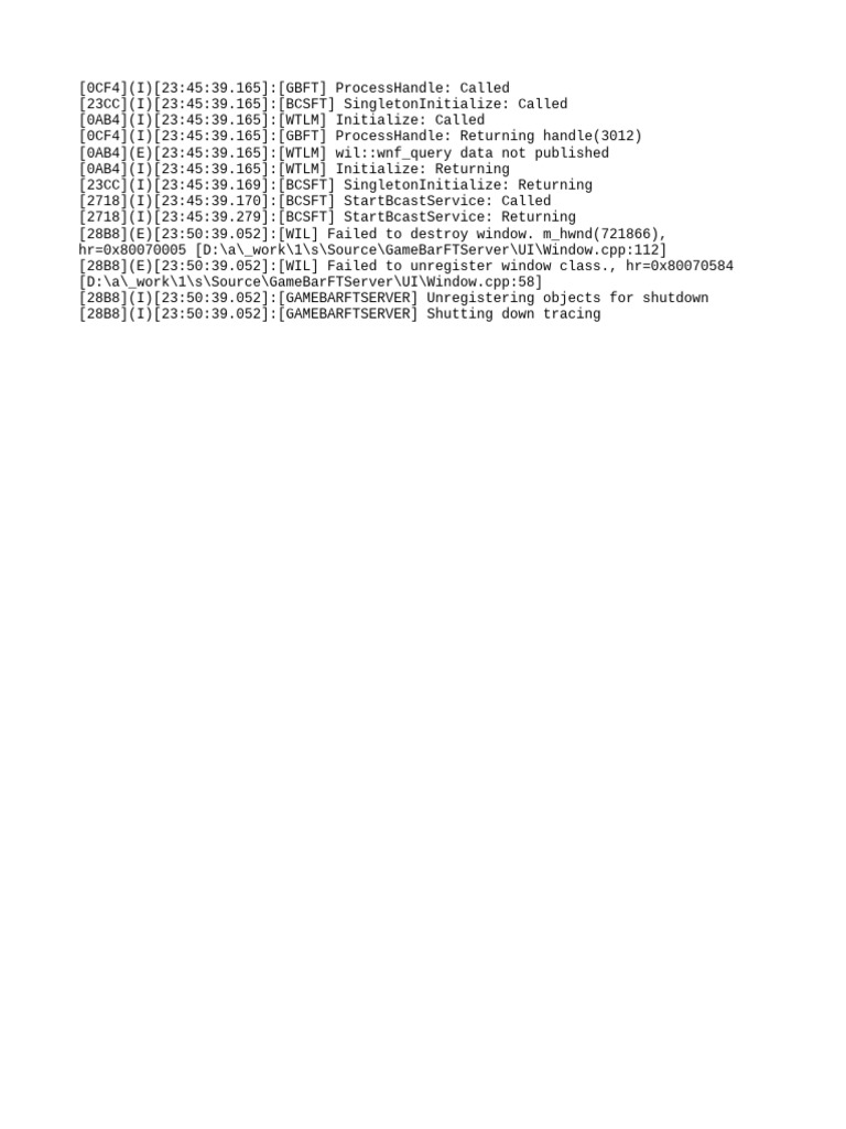 XboxGamingOverlayTraces FT Server 20240601024539 | PDF | Teaching ...