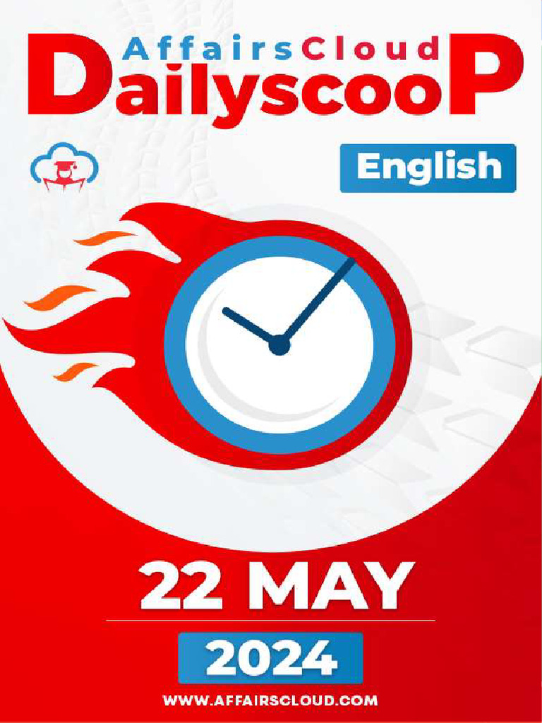 DailyScoop May 22 2024 by AffairsCloud 1 | PDF | Water Security | Tea