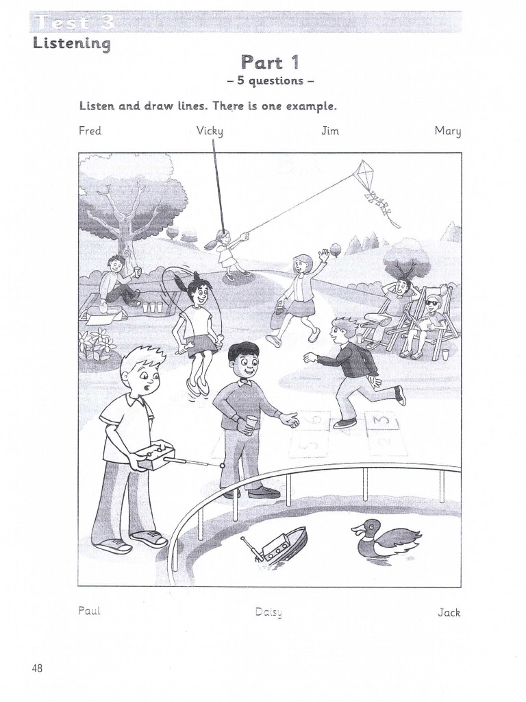 Movers 1 Test 3 Listening Pdf