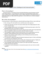 Best Practicum Report Format Guide | PDF | Psychotherapy | Counseling ...
