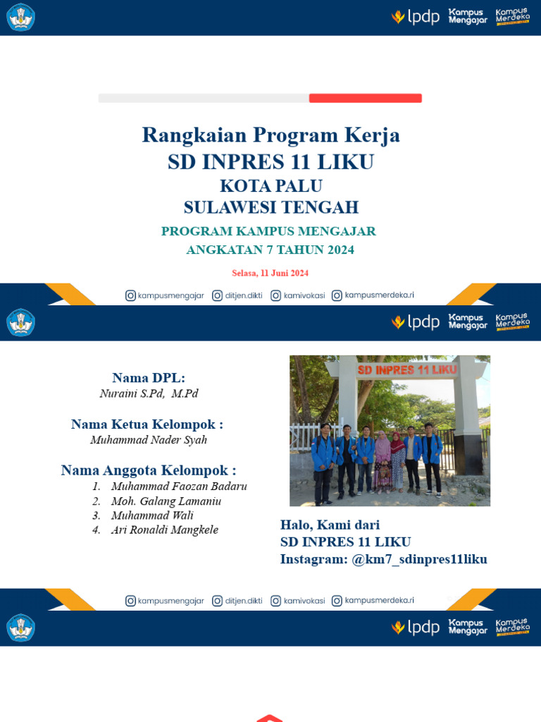 Format PPT Rangkaian Program Kerja KM 7 | PDF
