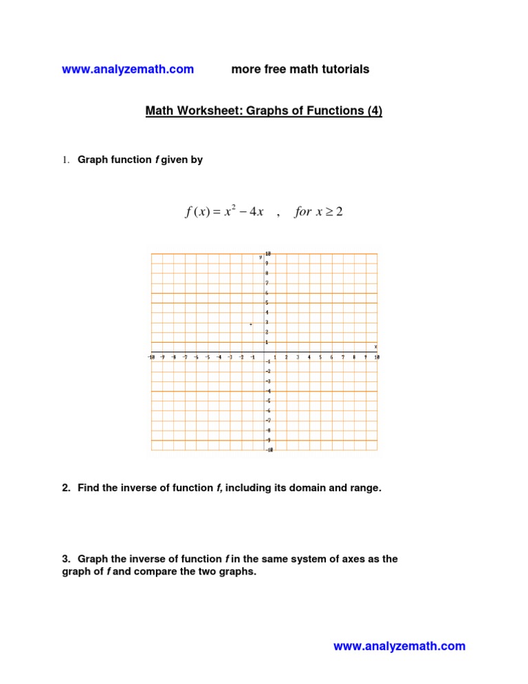 Math Graphing for Students | PDF