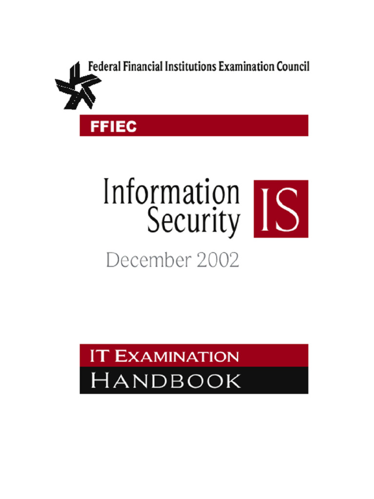 Ffiec information security pdf information security computer security