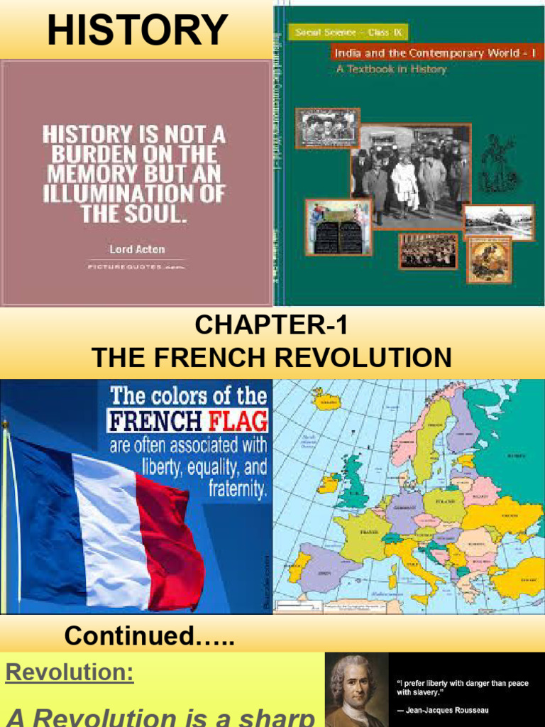 Class 9 History: The French Revolution | PDF | Abolitionism | Slavery