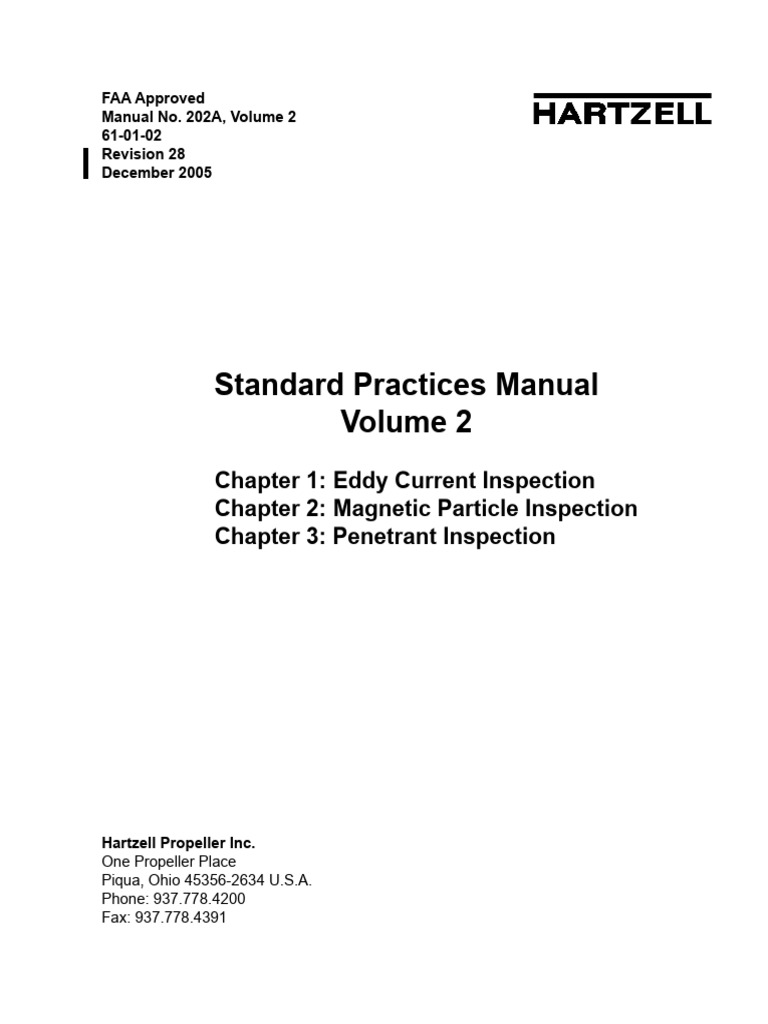 Hartzell standard practices manual pdf wear mechanical engineering