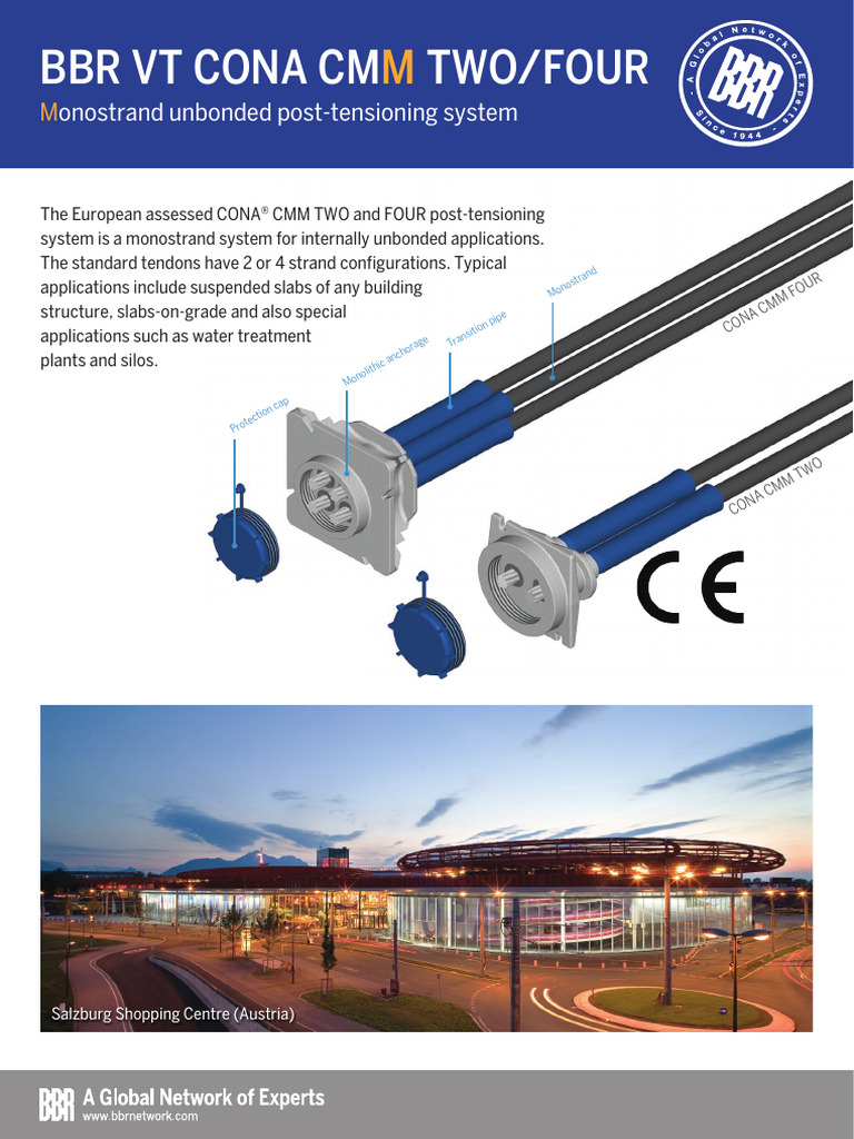 BBR VT CONA CMMTwoFour Flyer Rev2 0420 | PDF | Prestressed Concrete ...