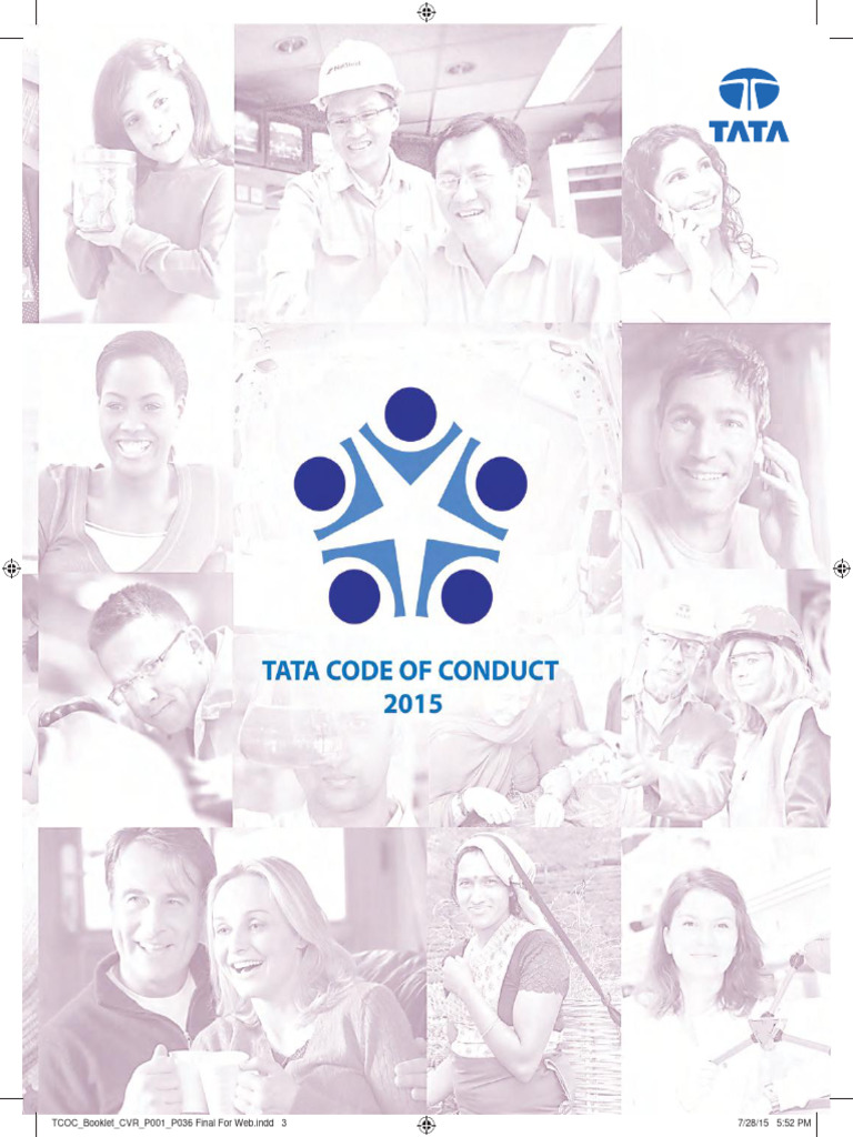 Tata Code of Conduct Overview | PDF | Conflict Of Interest | Employment