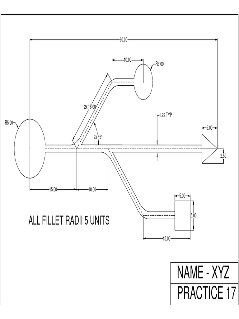 Fillet Radii Specifications for XYZ Practice | PDF