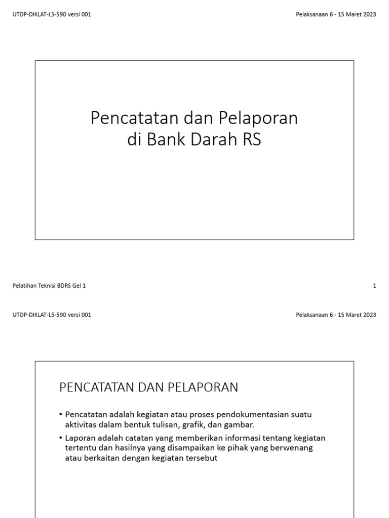 Mi 9 pencatatan dan pelaporan di bdrs 1021 gel 4 pptx read only pdf