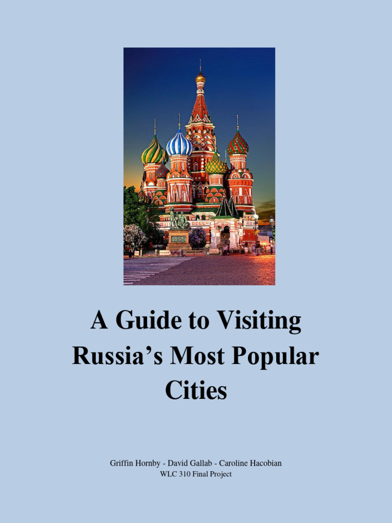 Explore Russia's Top Cities Guide | PDF | Moscow | Saint Petersburg