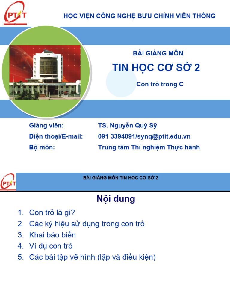 THCS2 - Kip 8 - Con Tro Trong C | PDF