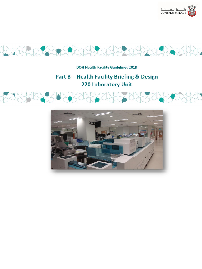 2019 DOH Laboratory Unit Guidelines | PDF | Pathology | Medical Specialties