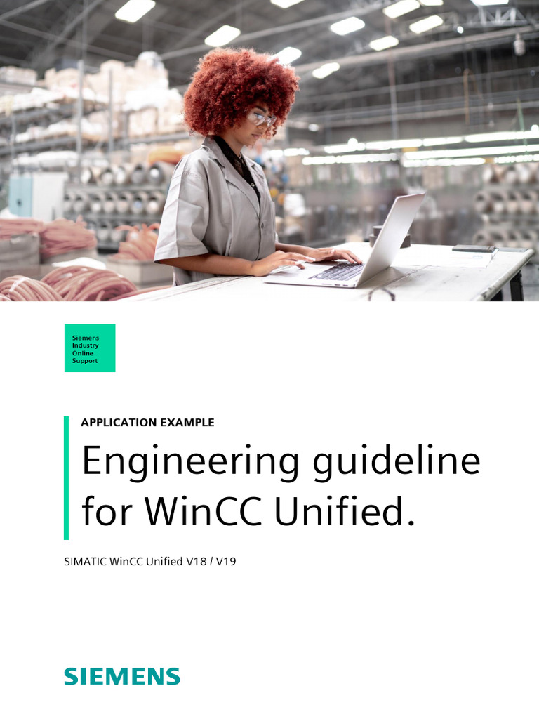 WinCC Unified Engineering Guidelines | PDF | Legal Liability | Software ...