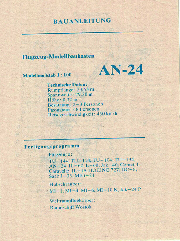 Antonov AN-24 | PDF