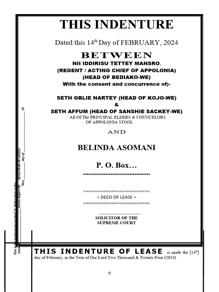 Belinda PDF Lease Justice