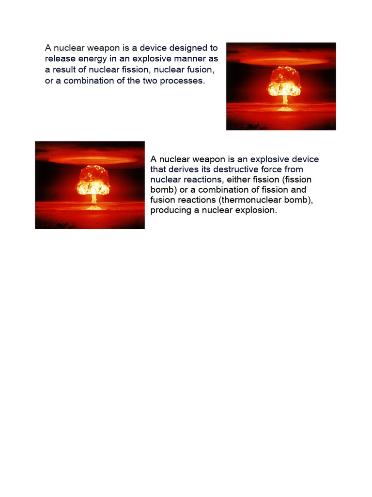 A Nuclear Weapon Is | PDF | Philosophy