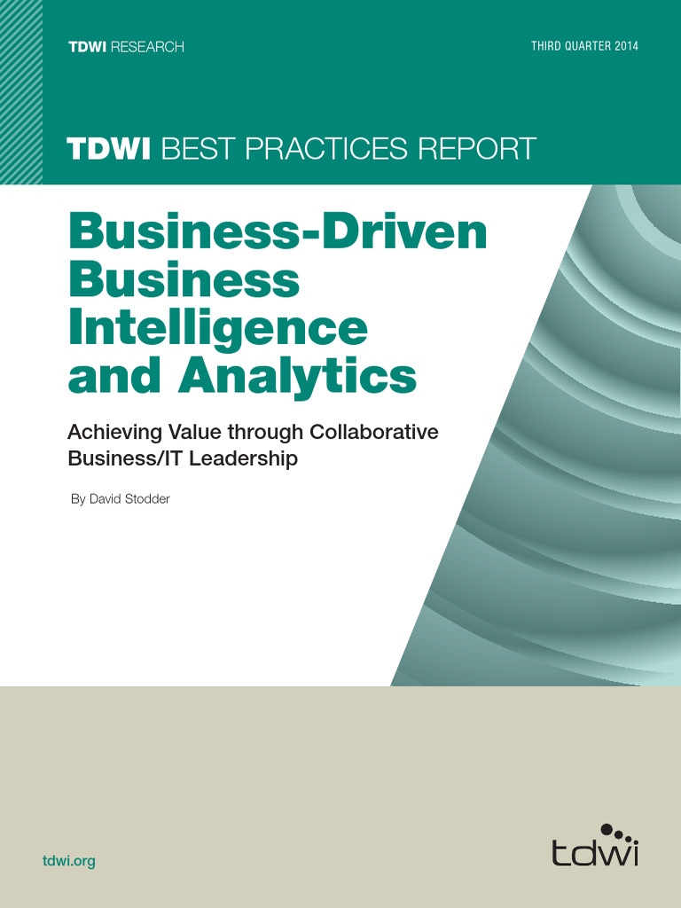 Business Driven Business Intelligence and Business Analytics | PDF ...