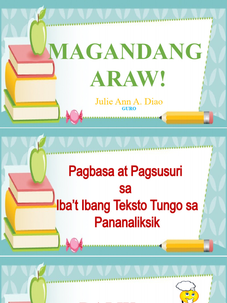 Modyul 5 Pagbasa Pdf