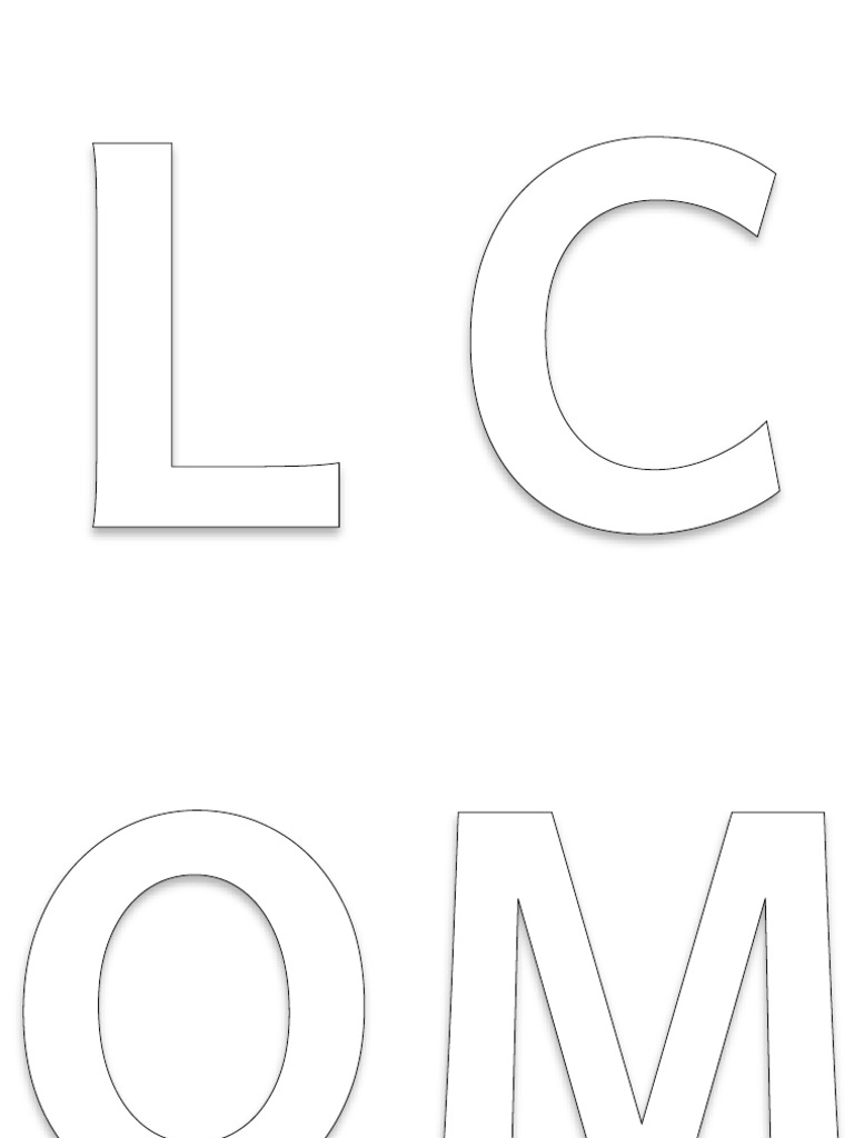 Welcome to Preschool Alphabet | PDF