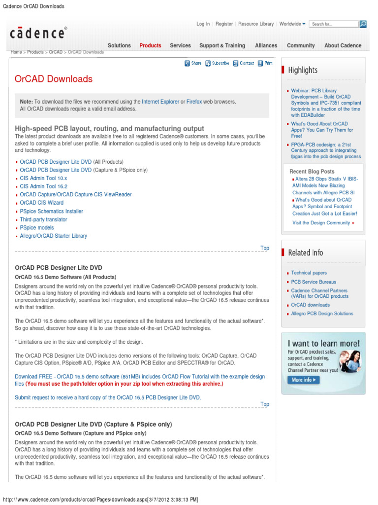 OrCAD Free Download and Student Versions | PDF | Computer Engineering ...