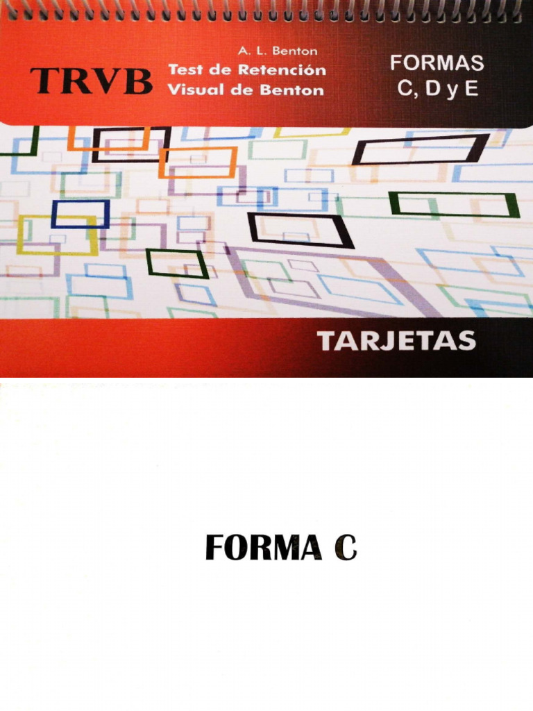 Tarjetas Test de Retención Visual de Benton | PDF
