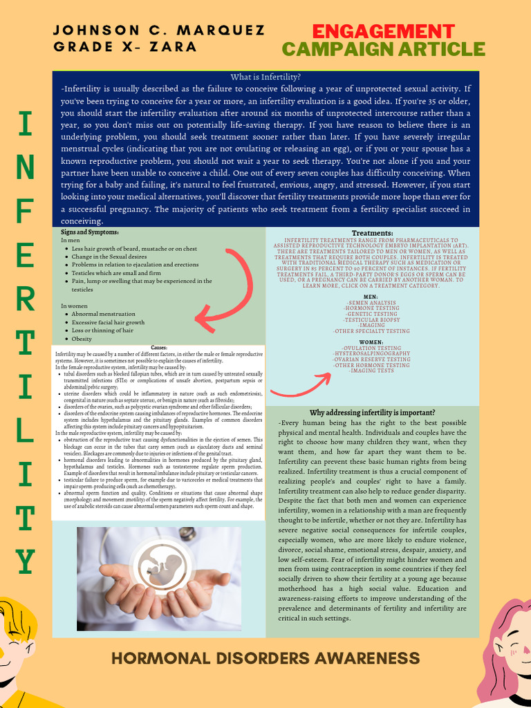 Understanding Infertility Causes & Treatments | PDF | Infertility ...