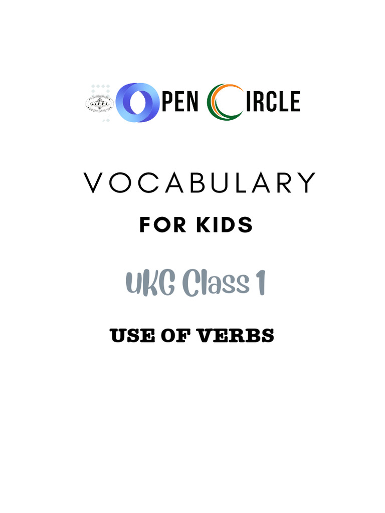 Action Verbs for Kids: A Guide | PDF