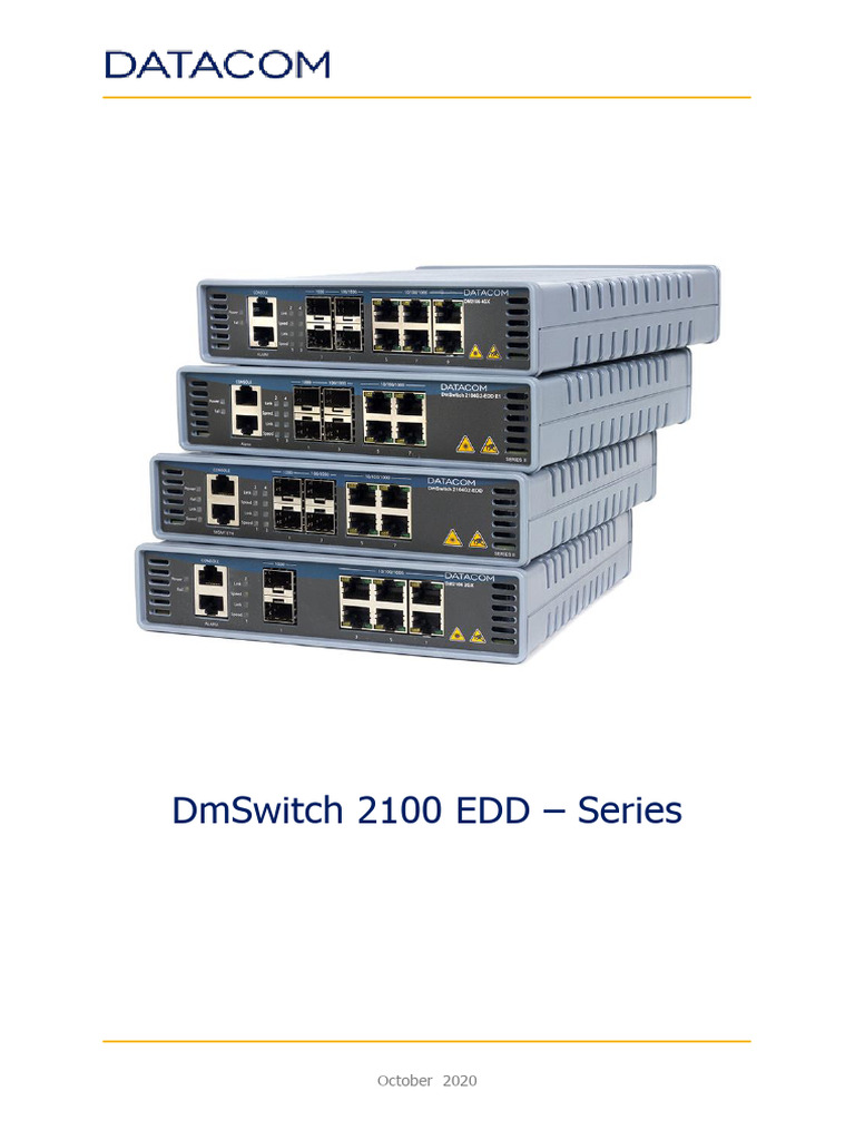 DmSwitch 2100 EDD Data Sheet | PDF | Computer Network | Secure Shell