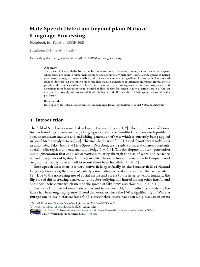 FDIA 2023 Paper 4 | PDF | Machine Learning | Artificial Intelligence