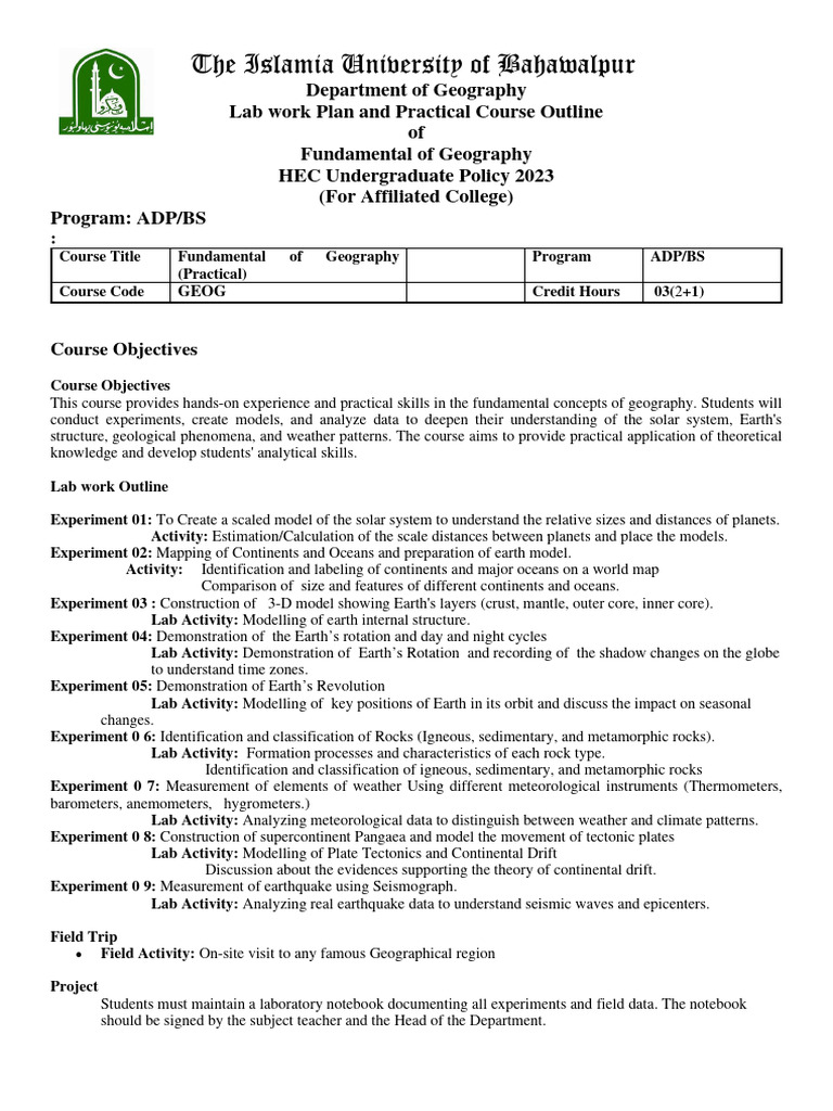 Geography Natural Science Pdf Earth Rock Geology