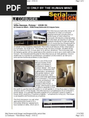 Villa Savoye Art Media Architectural Design