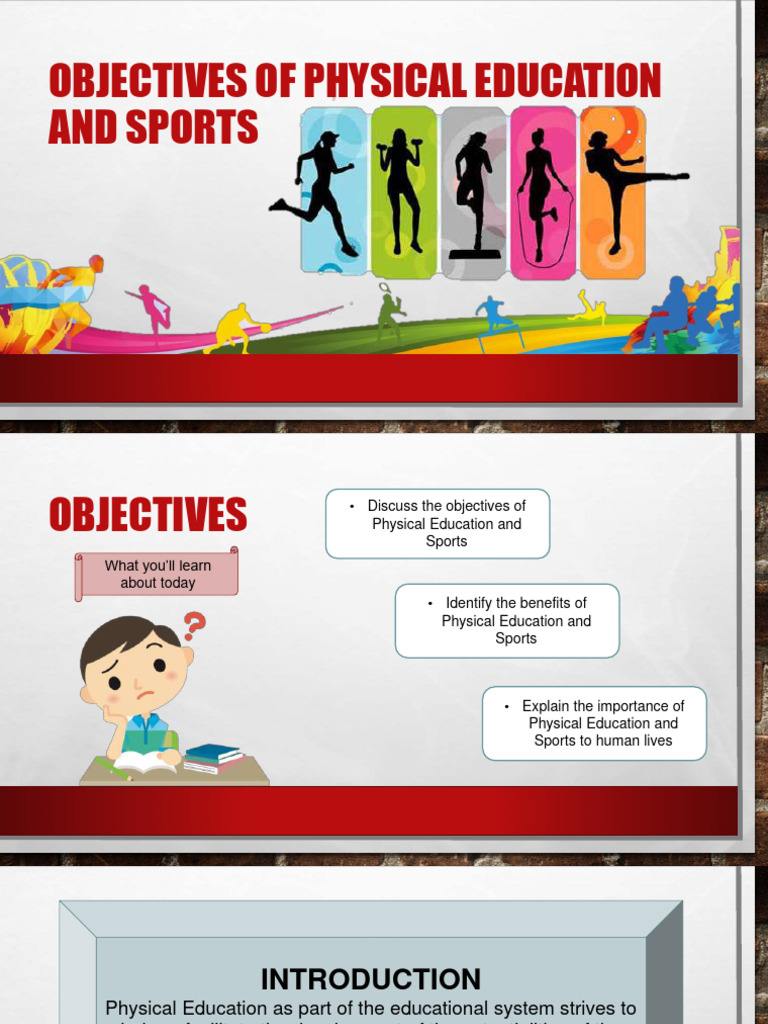 Objectives of Physical Education & Sports | PDF | Physical Education ...