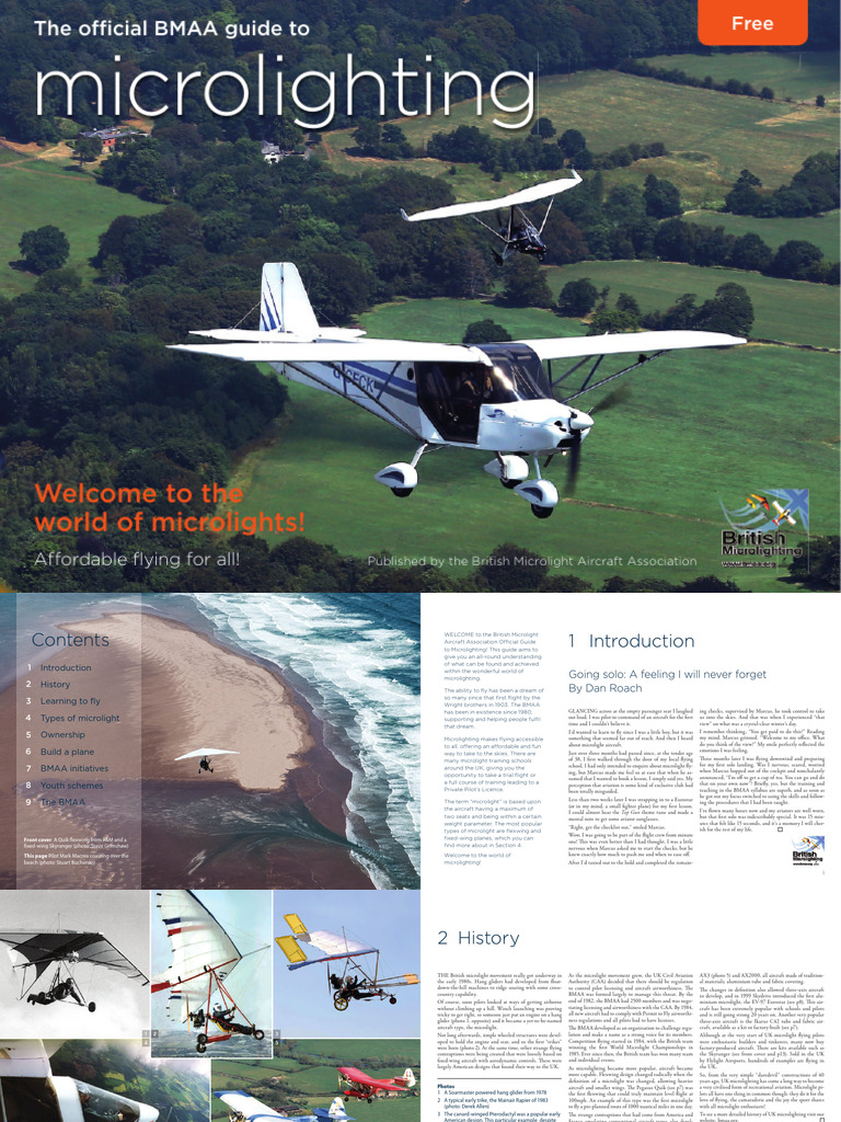 Bmaa Microlighting Guide For Website | PDF | Aviation | Aerospace