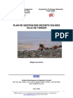 Rapport Plan Gestion Dechet Tanger