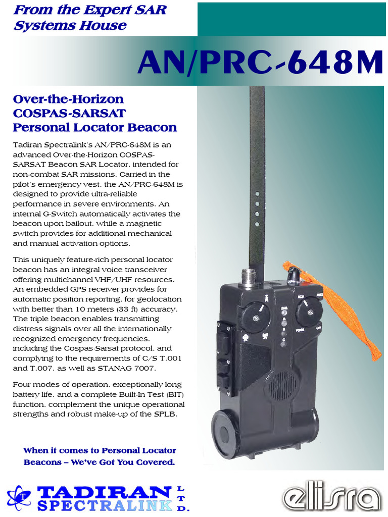 An - PRC-648M PLB DS | Download Free PDF | Radio | Information And ...