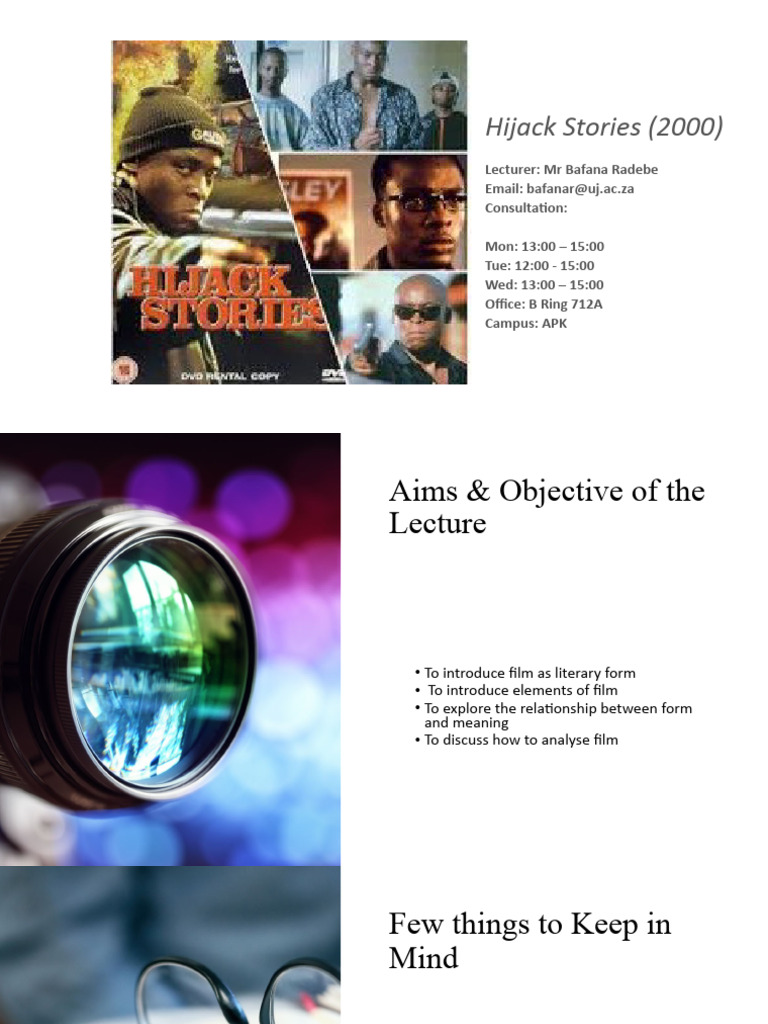 Analyzing Hijack Stories in Film | PDF | Language Arts & Discipline | Art