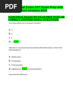 NASM_Final_Exam_CPT_Exam_Prep_with_100__correct_answers_2024