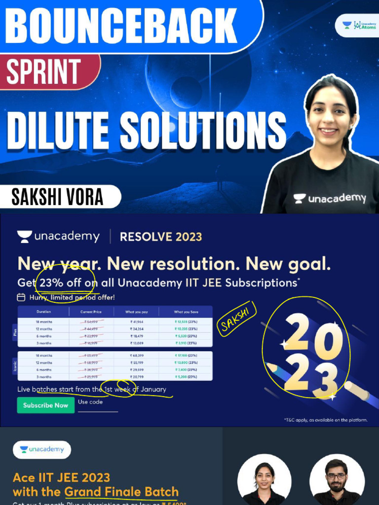 Solutions Sakshi Maam Notes | PDF
