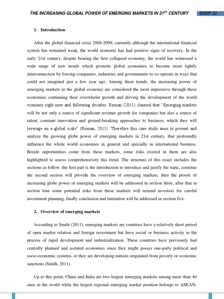Emerging Markets' Global Influence 2023 | PDF | Emerging Markets | Bric