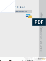 SAP B1 Usability Package