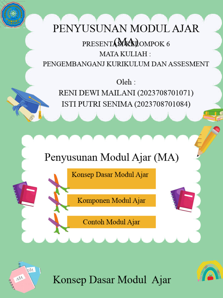 Penyusunan Modul Ajar (Ma) | PDF | Seni