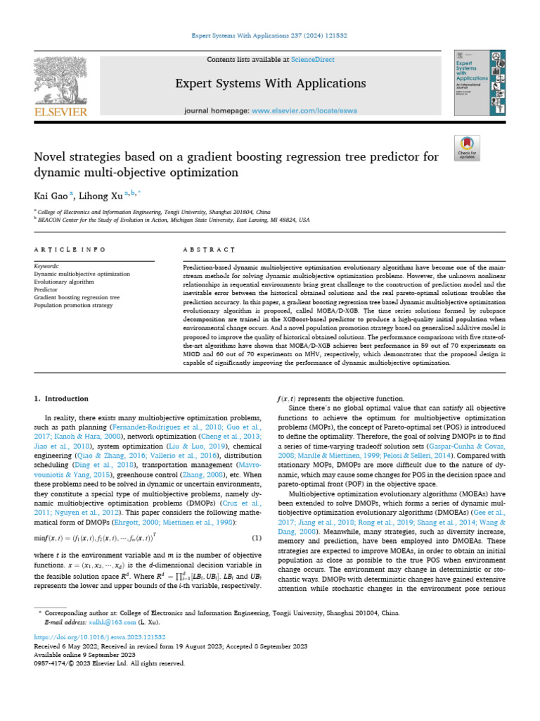 Gradient Boosting for Multiobjective Optimization | PDF | Mathematical ...